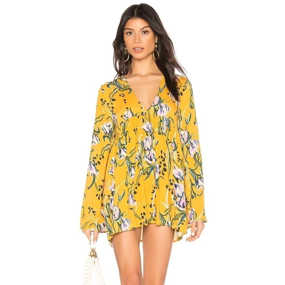Free People Bella Printed Tunic size S NWT